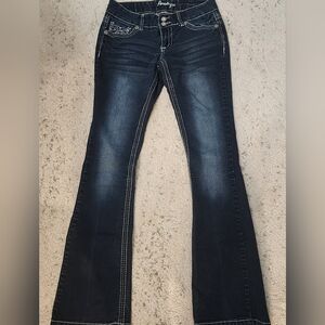 Amethyst Jeans Blue Skinny Fit Stretch Denim